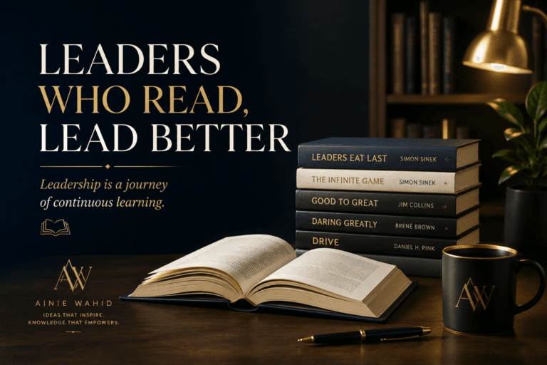 Leaders Who Read, Lead Better – leadership, reading and lifelong learning by Ainie Wahid.